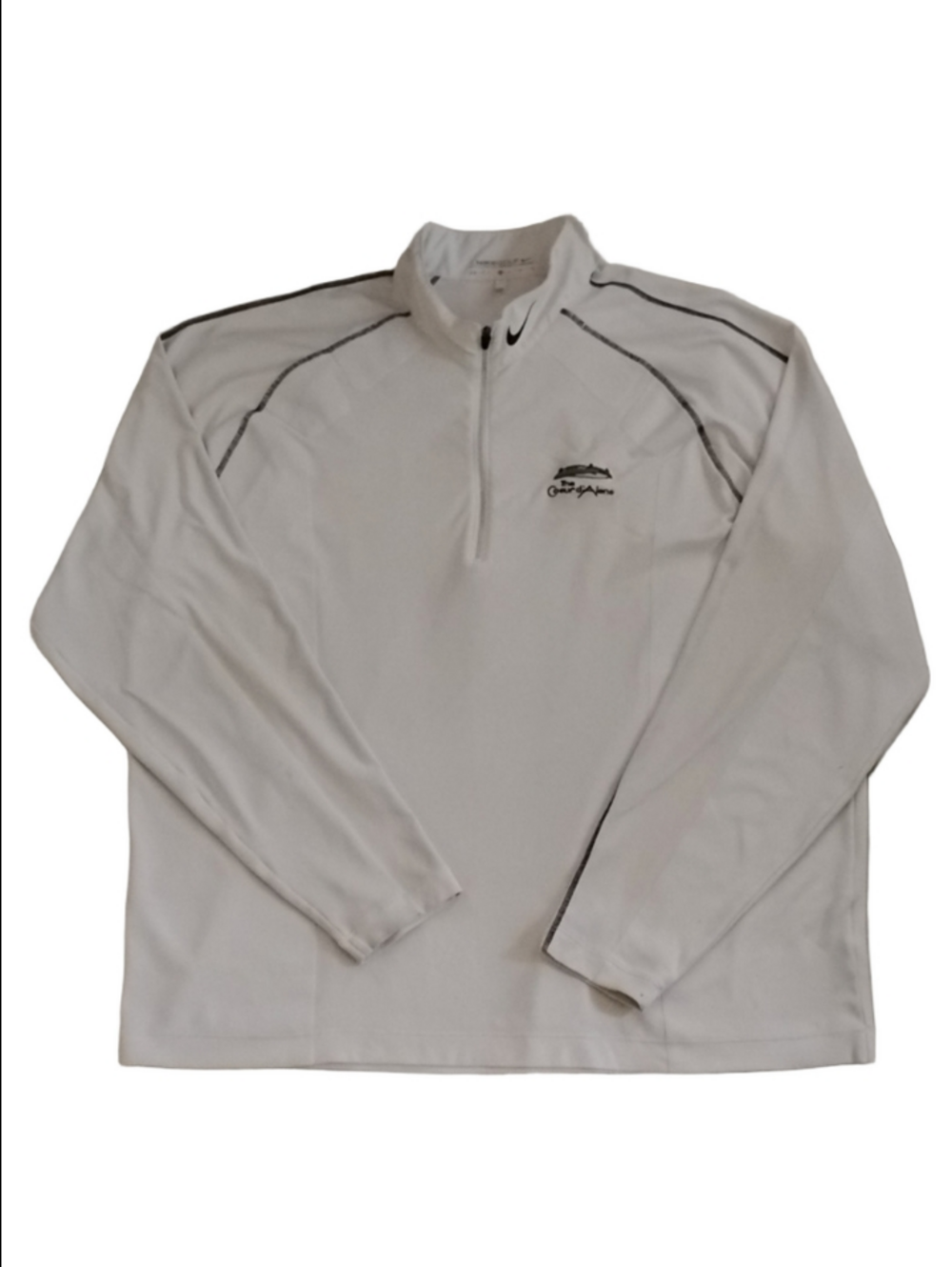 Nike White The Coeur d'Alene Golf Course Quarter-Zip Performance Jacket